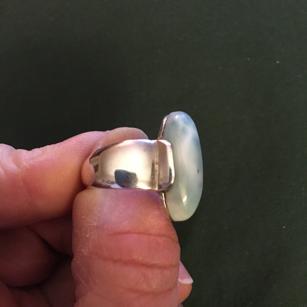 Larimar 925 ring - Picture 2 of 4
